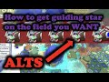 How to ALWAYS get guiding star on the field you WANT Bee Swarm Simulator