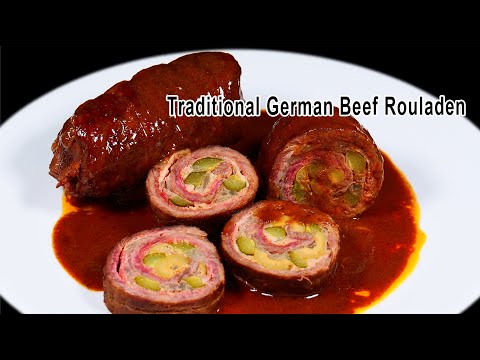 How to make Traditional German Beef Rouladen|Rinderrouladen| Rouladen|best German Rouladen Recipe
