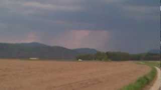 preview picture of video 'storm in Slovenia  1.5.2012 (1)'