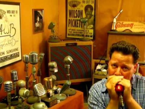 1950s Custom Astatic JT-30 w Shure 99A86 NOS Controlled Magnetic Element Bullet Vocal Harp Mic