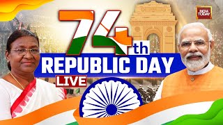 LIVE Republic Day Updates : 1st Republic Day Parade On Kartavya Path | 74th Republic Day | Live News