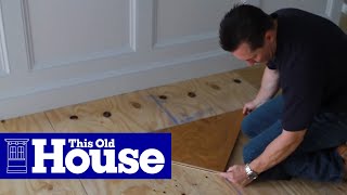 How to Install a Herringbone Floor - This Old House