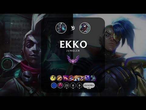 Ekko Jungle vs Kayn - EUW Master Patch 13.13