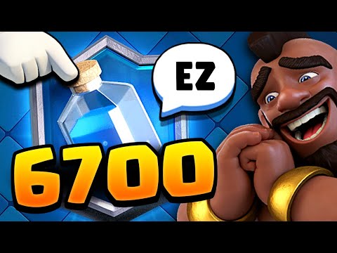 Le VINCO TUTTE e SUPERO il RECORD 6700! - Clash Royale