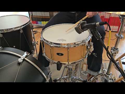 Snares - RBH Drums 6.5x14 "Prestige" Solid Birdseye Maple Snare Drum image 9