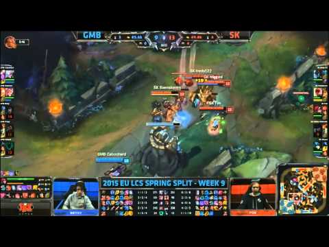 Gambit Gaming vs SK Gaming - HIGHLIGHTS - EU LCS Spring 2015 - W9D2 - Season 2015 - LoL