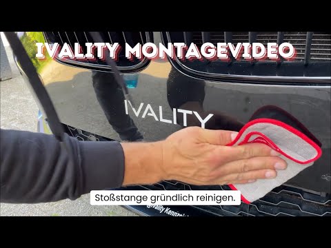 Montagevideo IVALITY Legale Magnetkennzeichenhalter auf der Stoßstange und inklusive Diebstahlschutz