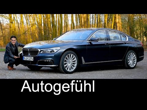 BMW 7-Series 7er FULL REVIEW test driven 740i all-new neu G11 2016/2017 with Autobahn