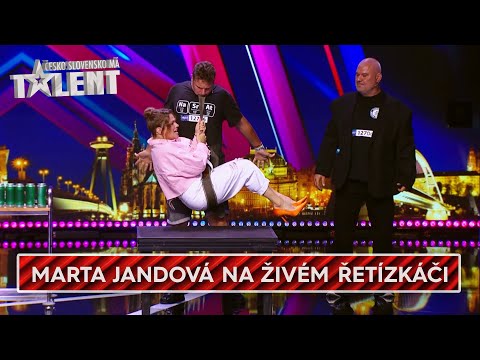 ČESKO SLOVENSKO MÁ TALENT X (7) – Marta Jandová na živém řetízkáči