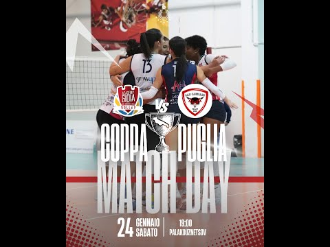 𝐒𝐞𝐫𝐢𝐞 𝐂 𝐅𝐞𝐦𝐦𝐢𝐧𝐢𝐥𝐞 – Coppa Puglia - Yes Energia volley gioia vs TR Inox San Cassiano
