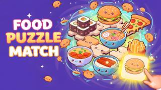 Food Match: Triple Tile Master Gameplay | Android Puzzle Game