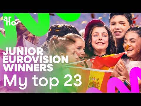 MY TOP 23 • WINNERS OF JUNIOR EUROVISION (2003-2025)