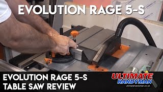 Evolution Rage 5-S table saw review