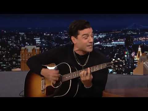 This is my #MoonKnight spoiler for you 😅😅  #oscarissac #jimmyfallon