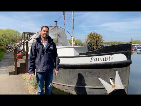 Walkthrough video - Stunning Dutch Barge Live-aboard that comes with mooring in Packet Boat Marina