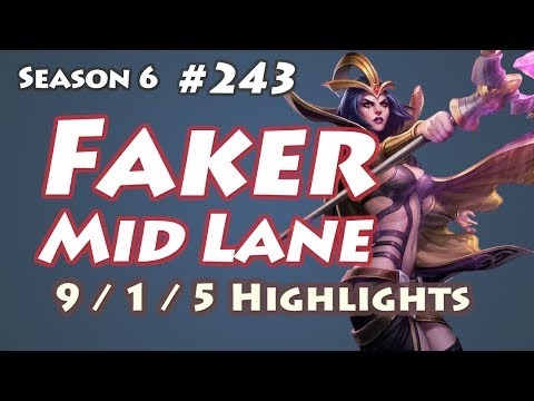SKT T1 Faker - LeBlanc vs Twisted Fate - Mid - Patch 6.6 - KR SoloQueue Replay Highlights (26/03/16)