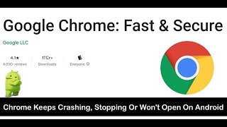 Fix Chrome Keeps Crashing, Stopping Or Won