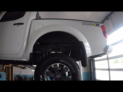 2019 Nissan Frontier Pro4x Rough Country 6 inch Install Part 2