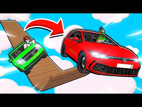Jump From 3,321,412 FEET Ramp in a CAR in Roblox