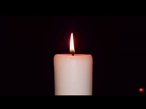 Burning White Candle | Peaceful Relaxing Candle | Full HD [10 Hours]