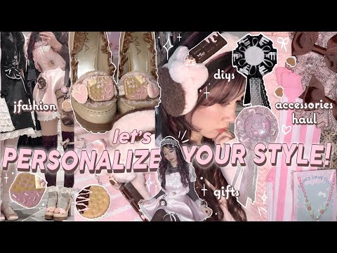 PERSONALIZE YOUR STYLE 🧁🎀 cute diys, accessories haul, jfashion vlog, christmas gifts ♡