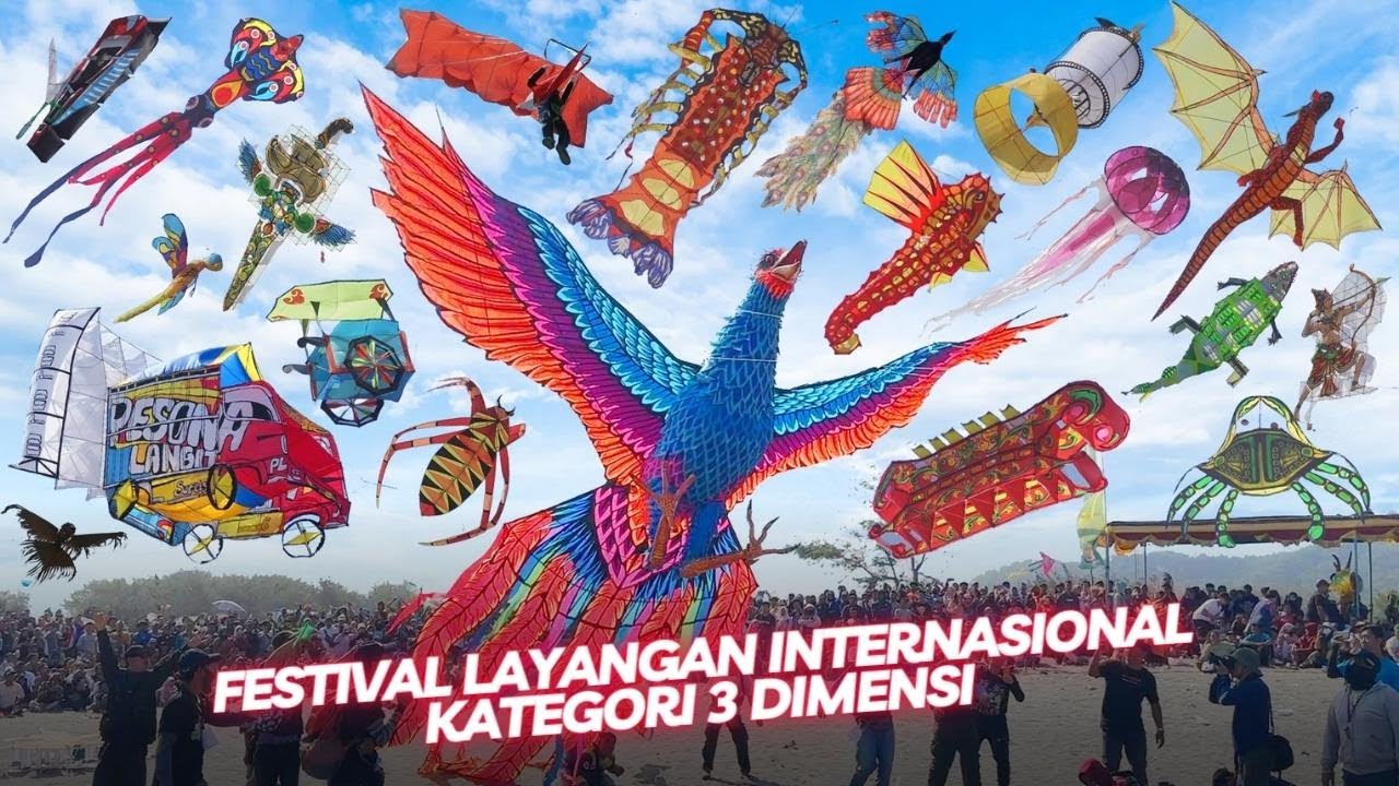 Festival Layangan Jogja Kategori Layangan 3 Dimensi 3D - Jogja International Kite Festival