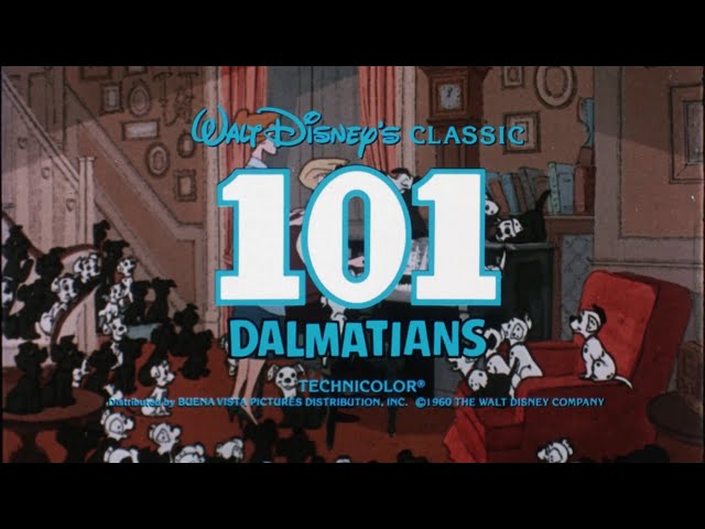 101 Dalmatians - Trailer #6 - 1991 Reissue Trailer (35mm 4K)