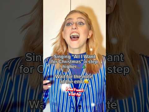 What’s your favorite #christmassong ?🎄🎤 #alliwantforchristmas #mariahcarey #fyp #singer #highnotes