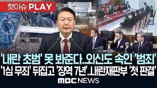 '내란 초범' 못 봐준다..외신도 속인 '조직범죄'..'1심 무죄' 뒤집고 '징역 7년'..내란재판부 '첫 판결' - [핫이슈PLAY] MBC뉴스 2026년 04월 29일