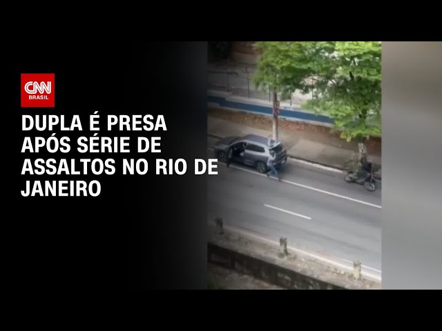 Dois homens são presos após sequência de assaltos no Rio | CNN 360°
