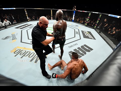 UFC Jairzinho Rozenstruik KO Aliaster Overeem|Jairzinho Bigiboy Rozenstruik splitting Overeem in two