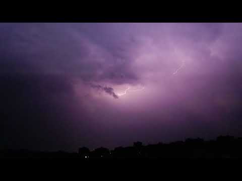 10 hours of Thunderstorm and Rain Sounds in a lightning storm  [ Sleep Music ]