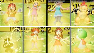 マリオテニスフィーバー 【Switch2】 全キャラ 感電モーション集 まとめ ニンテンドースイッチ2