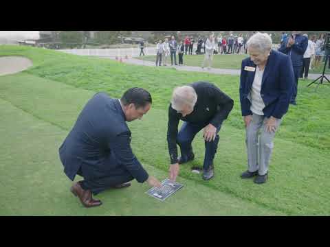 Tiger Woods Plaque at Torrey Pines 2021 US Open Championship