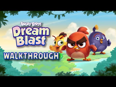 "Angry Birds: Dream Blast" Level 1 Walkthrough Gameplay (HD, 60 FPS)