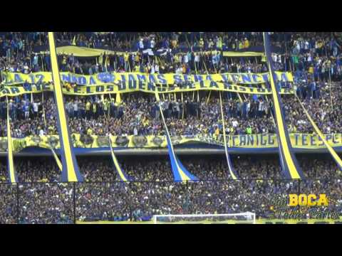 "EL QUE NO SALTA SE FUE A LA B / BOCA-RIVER 2016" Barra: La 12 &bull; Club: Boca Juniors