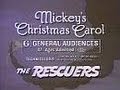 Mickey S Christmas Carol The Rescuers Trailer For TV 1983