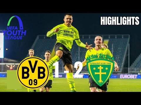 MSK Zilina U19 2-1 Borussia Dortmund U19 | UEFA YOUTH LEAGUE