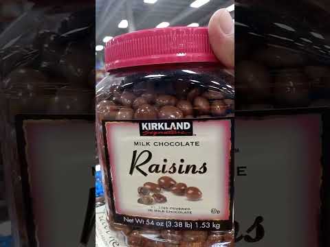 KIRKLAND SIGNATURE MILK CHOCOLATE CHOCO COVERED RAISINS
