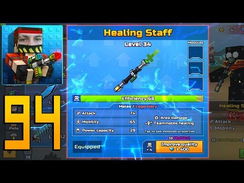 Pixel Gun 3D - Gameplay Walkthrough Part 94 - Healing Staff