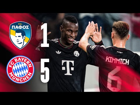 Strong performance in the second CL match | Paphos FC - FC Bayern | Champions League Highlights