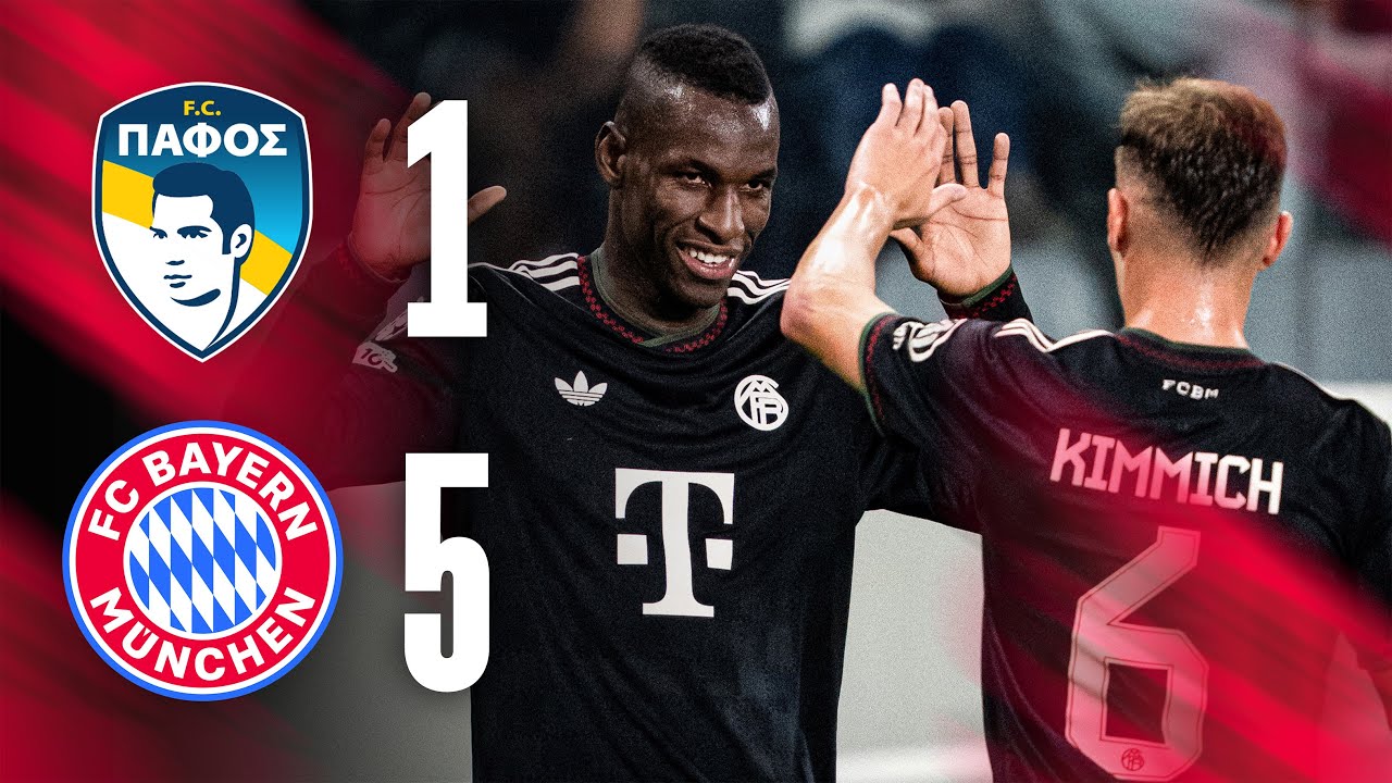 Paphos FC 1 - 5 FC Bayern München highlights