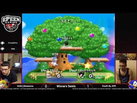 Smash @ TTH - W2W | Bladewise (Peach) Vs. Death By APR (Sonic) - Project M (Winners Semis)
