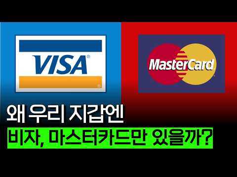 우리가 비자, 마스터카드만 쓸 수밖에 없는 이유 (신용카드 편)