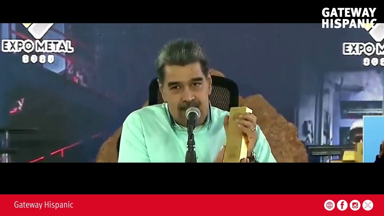 Maduro anuncia entrega de 1 tonelada de oro al Banco Central de Venezuela