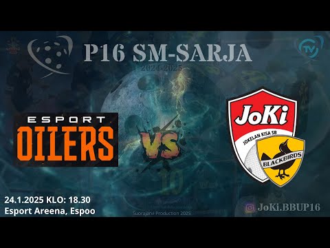 P16 SM-SARJA Oilers NG - JoKi/Blackbirds 24.1.2025