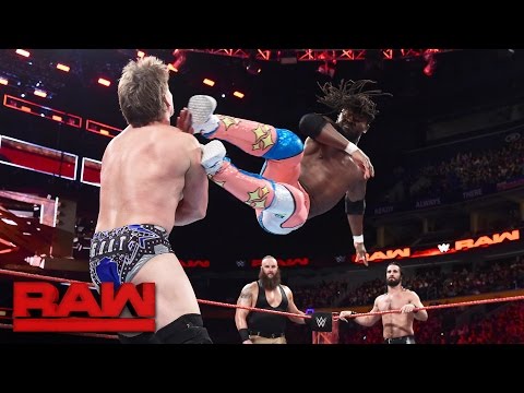 WATCH: New Day vs. Braun Strowman, Seth Rollins & Y2J