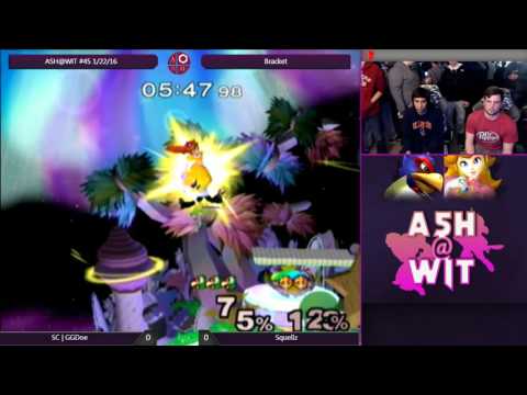 SC | GGDoe (Falco) vs sQuellz (Fox) - ASH@WIT #45 Melee Bracket