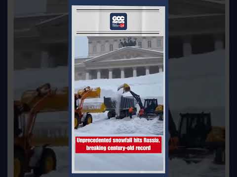 Russia Snowstorm 146 Year Record Moscow Kamchatka Snowdrifts Transport Chaos