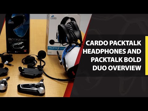 Cardo PackTalk Headphones and PackTalk Bold Duo Overview